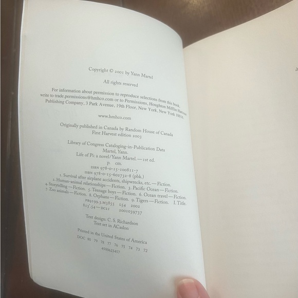 Life of Pi Novel by Yann Martel - Picture 9 of 9